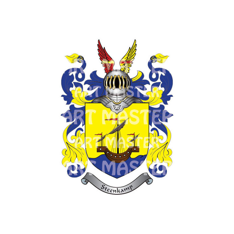 Buy the Steenkamp Coat of Arms Digital Download • Flag Shop