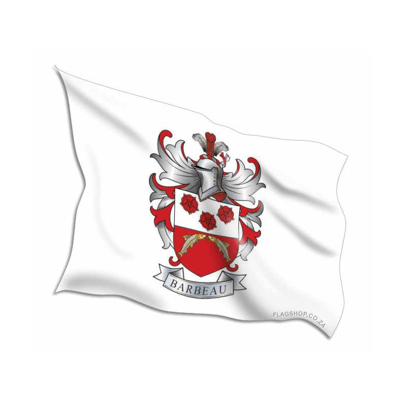 Buy the Barbeau Coat of Arms Flags Online • Flag Shop • South Africa