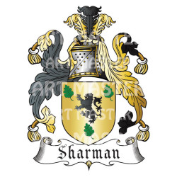 Buy the Sharman Coat of Arms Digital Download • Flag Shop