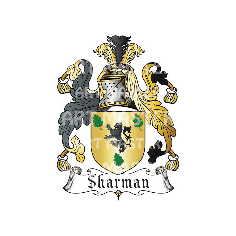 Buy the Sharman Coat of Arms Digital Download • Flag Shop