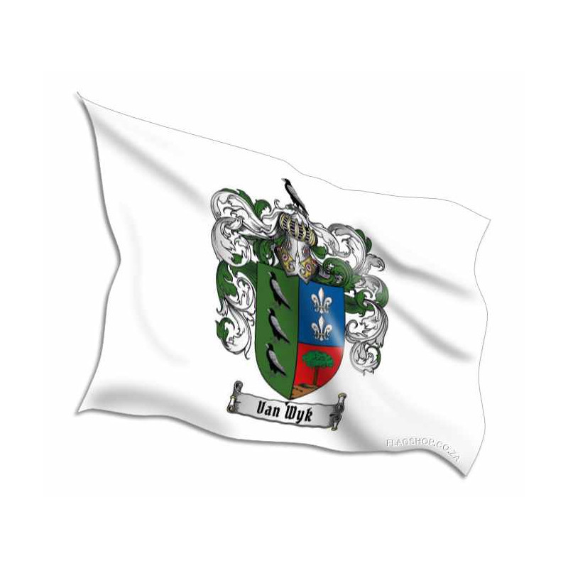 Buy Van Wyk Coat of Arms Flags • Flag Shop