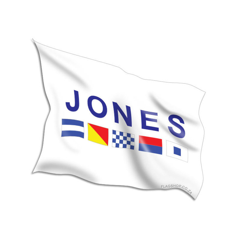 Buy Your Name Naval Code Flags Online • Flag Shop