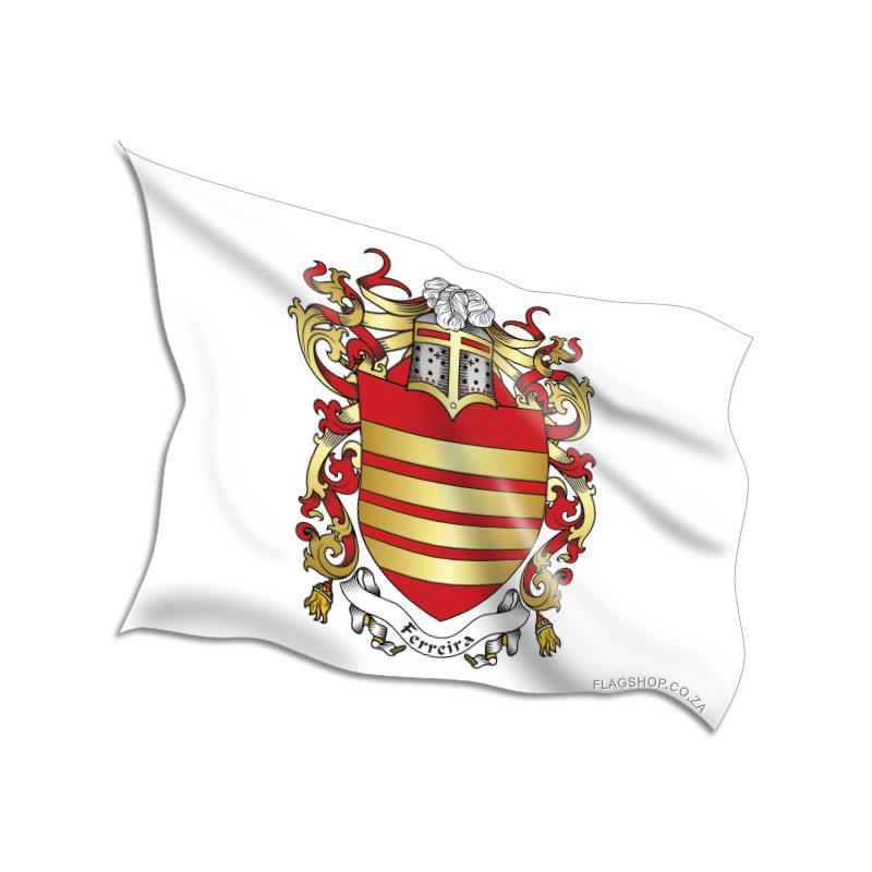 Buy the Ferreira Coat of Arms Flags Online • Flag Shop • South Africa