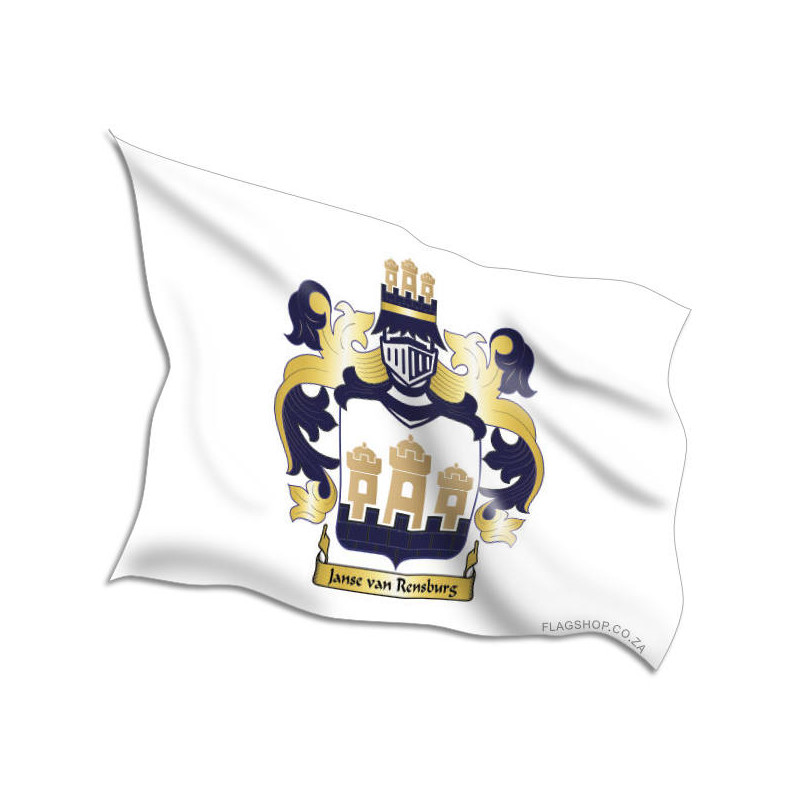 Buy the Jansen van Rensburg Coat of Arms Flags Online • Flag Shop