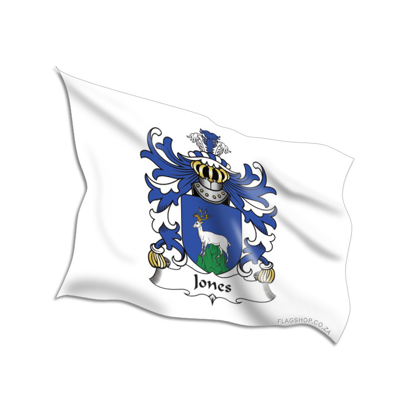 Buy the Jones Coat of Arms Flags Online • Flag Shop • South Africa