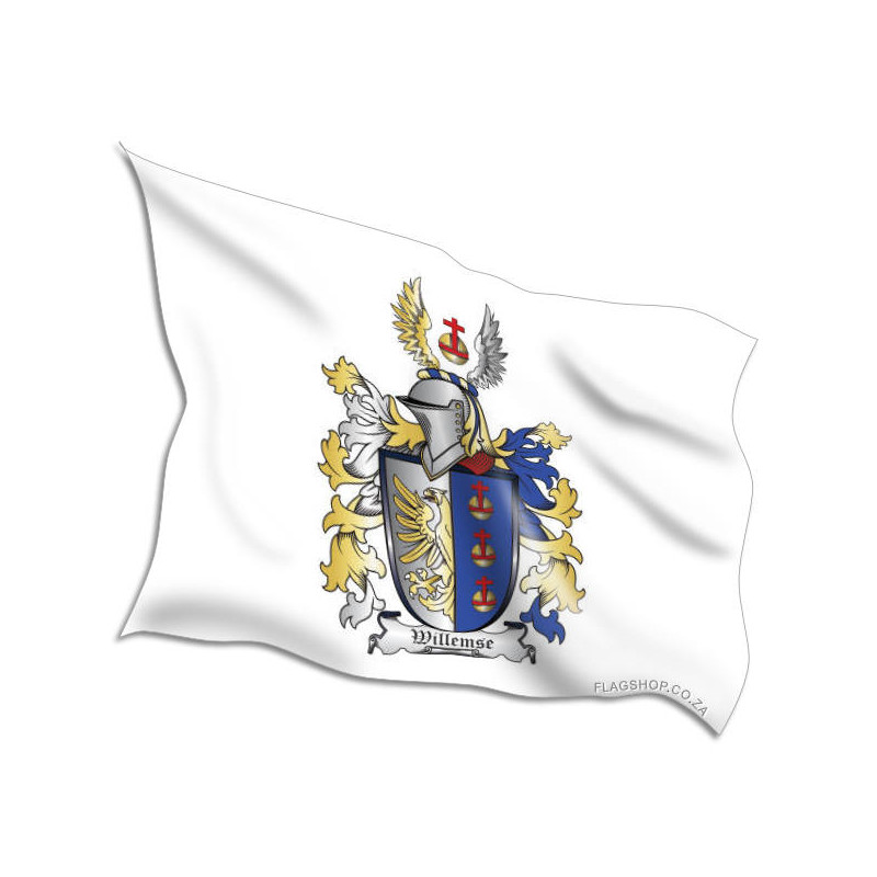 Buy Willemse Coat of Arms Flags Online • Flag Shop • South Africa