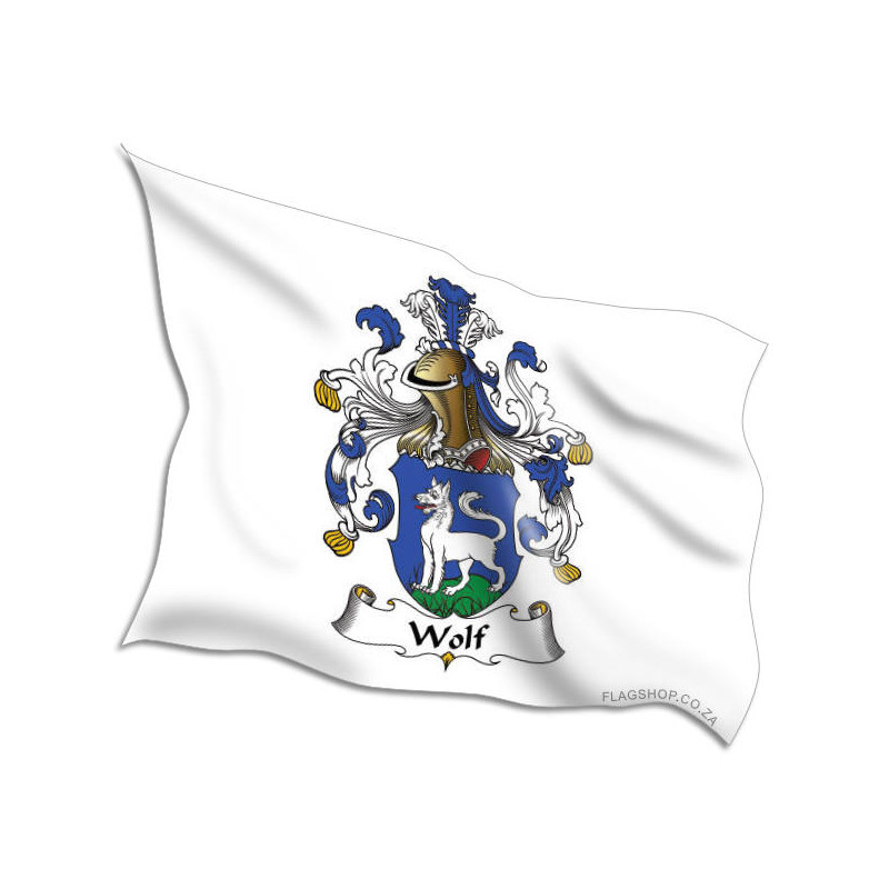 Buy Wolf Coat of Arms Flags Online • Flag Shop • South Africa