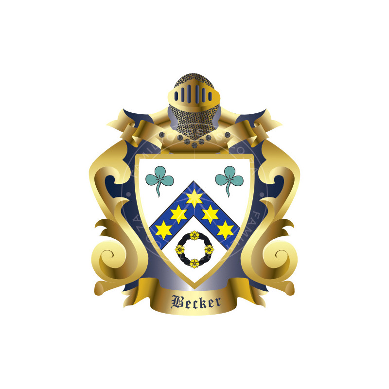 Buy the Becker Family Coat of Arms Digital Download • Flag Shop