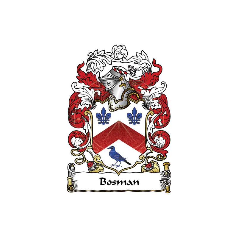 Buy the Bosman Family Coat of Arms Digital Download • Flag Shop