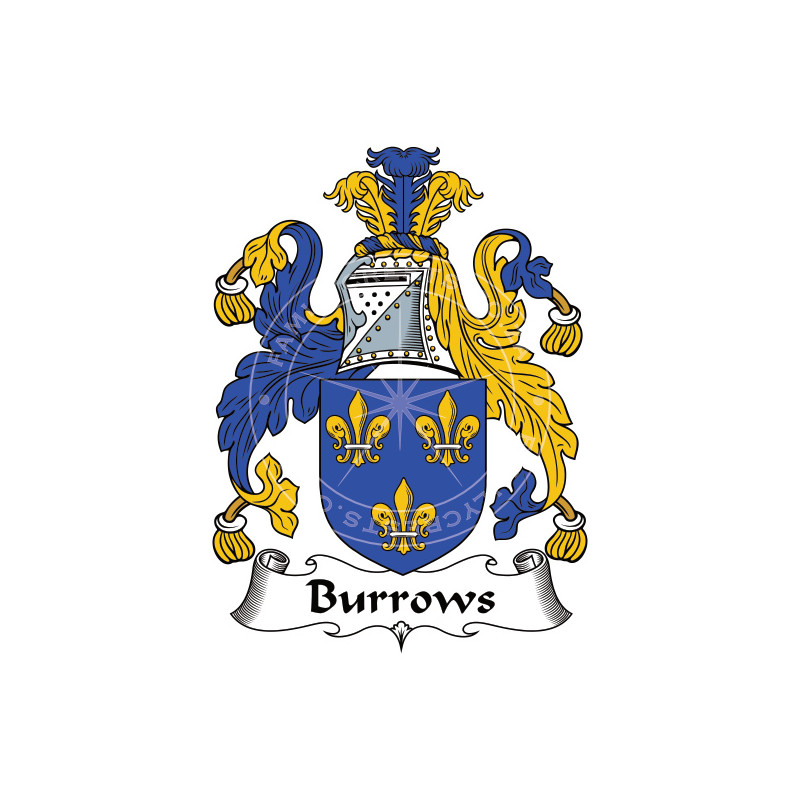 Buy the Burrows Family Coat of Arms Digital Download • Flag Shop