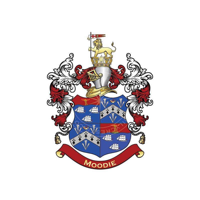 Buy the Moodie Family Coat of Arms Digital Download • Flag Shop