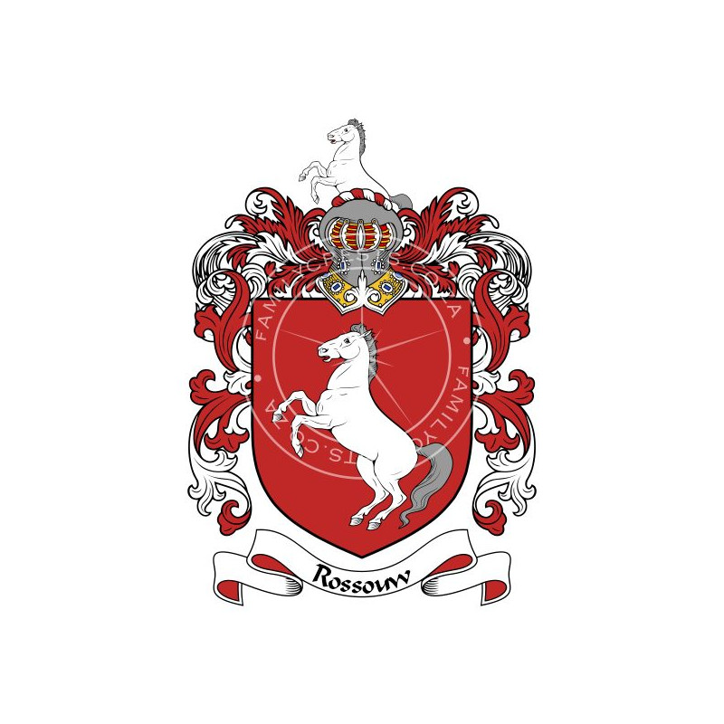 Buy the Rossouw Family Coat of Arms Digital Download • Flag Shop