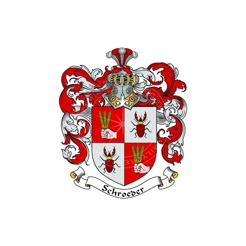 Buy the Schroeder Family Coat of Arms Digital Download • Flag Shop