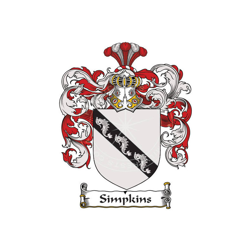 Buy the Simpkins Family Coat of Arms Digital Download • Flag Shop