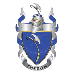 Buy the Theron Family Coat of Arms Digital Download • Flag Shop