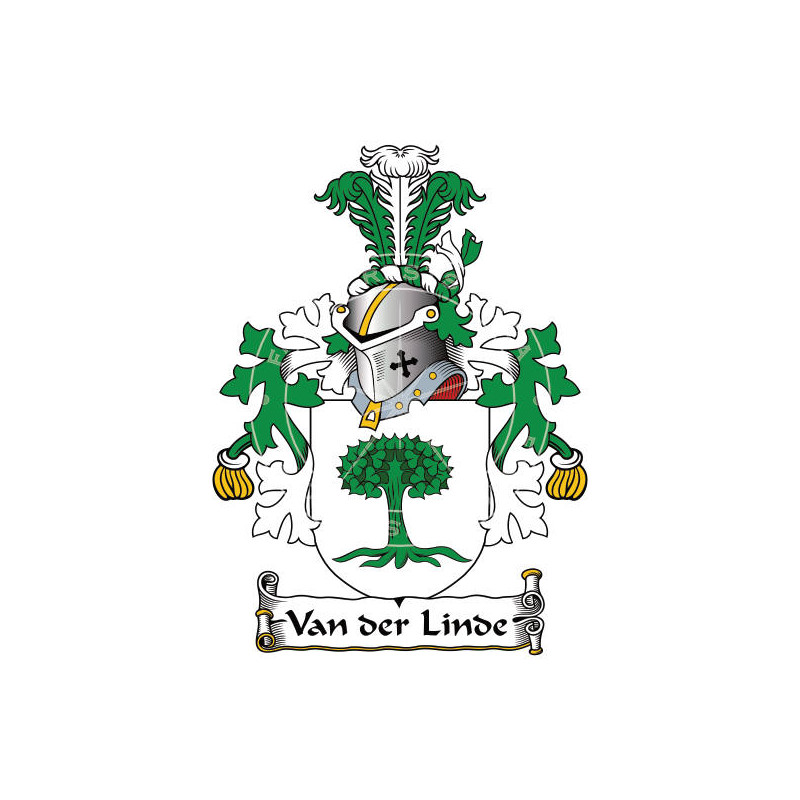 Buy the Van der Linde Family Coat of Arms Digital Download • Flag Shop
