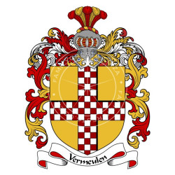 Buy the Vermeulen Family Coat of Arms Digital Download • Flag Shop