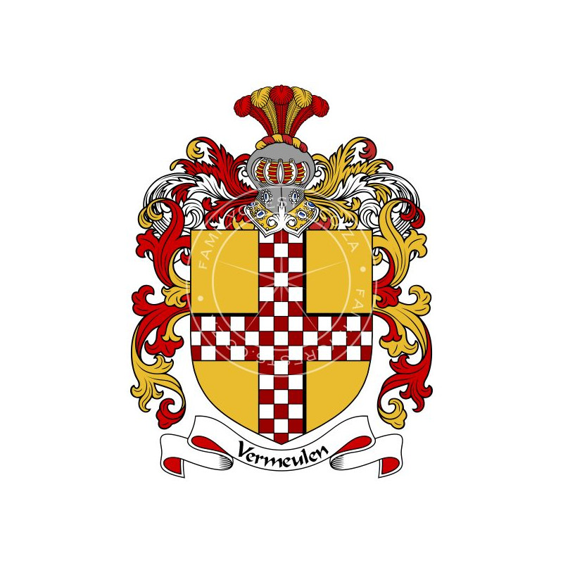 Buy the Vermeulen Family Coat of Arms Digital Download • Flag Shop