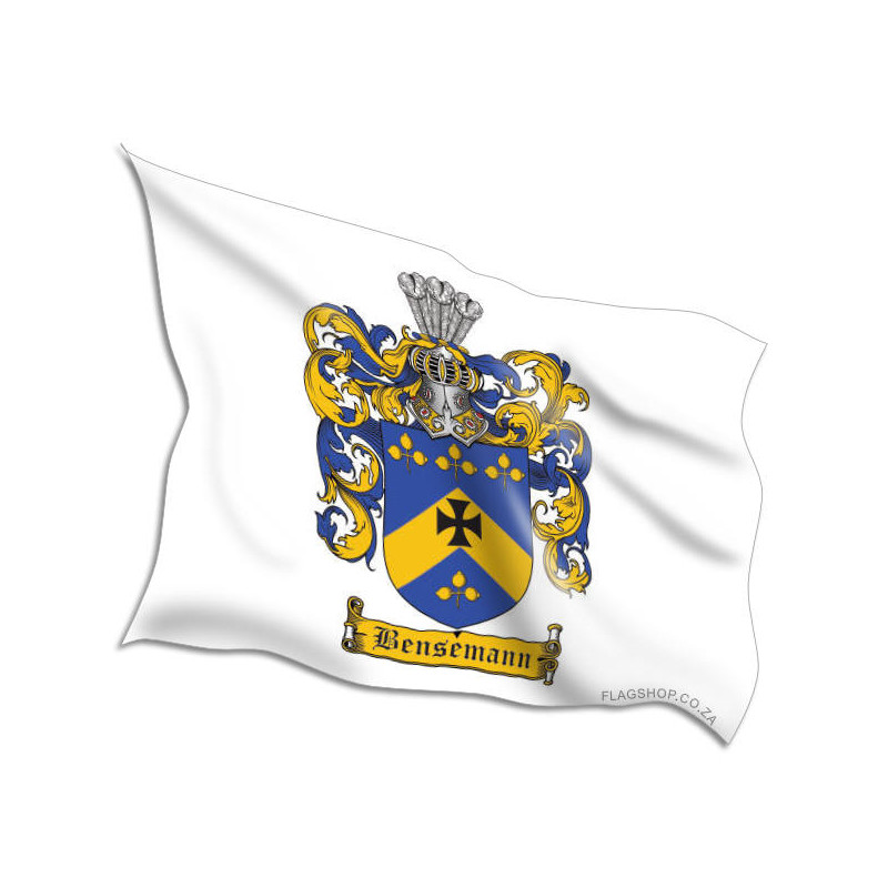 Buy the Bensemann Coat of Arms Flags Online • Flag Shop • South Africa