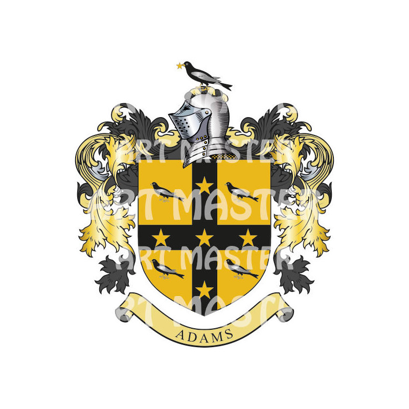 Buy the Adams Family Coat of Arms Digital Download • Flag Shop