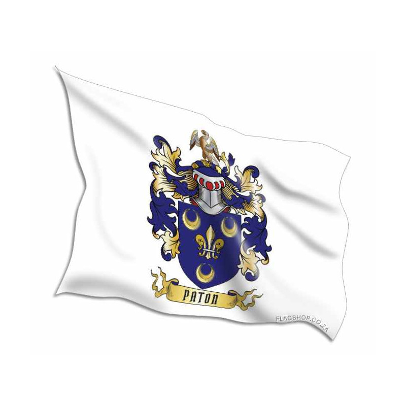 Buy the Paton Family Coat of Arms printed on a flag • Flag Shop