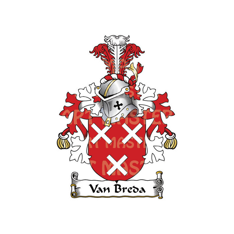 Buy the Van Breda Coat of Arms Digital Download • Flag Shop