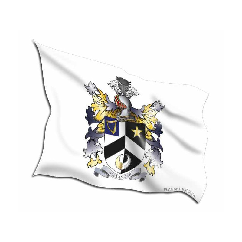 Buy the Alexander Coat of Arms Flags Online • Flag Shop