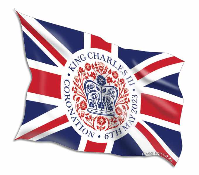 Buy King Charles Coronation Flags Online • Flag Shop • South Africa