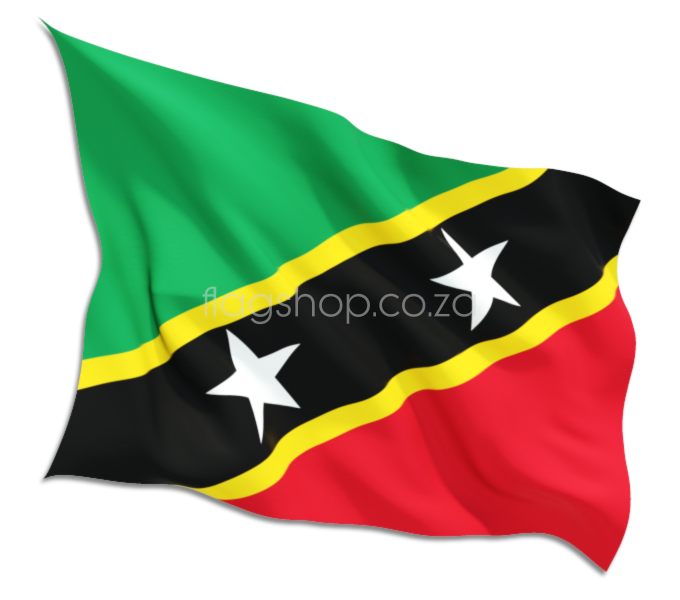 Printed on 100% Polyester Bunting Buy Saint Kitts and Nevis Flags Online • Flag Shop South Africa