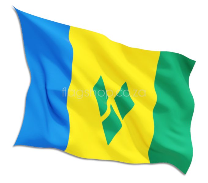 Printed on 100% Polyester Bunting Buy Saint Vincent and the Grenadines Flags Online • Flag Shop South Africa
