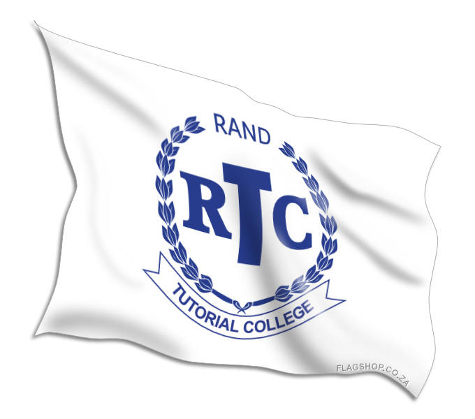 Printed on 100% Polyester Bunting Rand Tutorial College Flags • Flag Shop • South africa