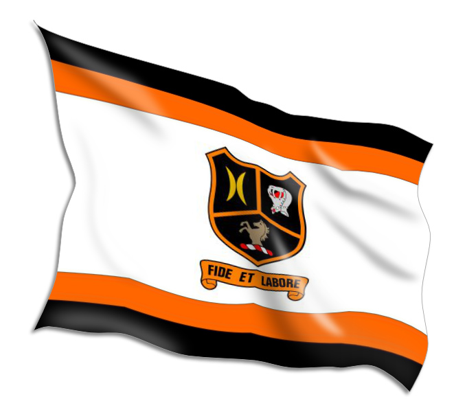 Printed on 100% Polyester Bunting Stutterheim High School Flags • Flag Shop • South africa