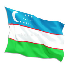 Uzbekistan Flags